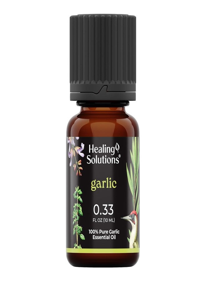 Healing Solutions Garlic Essential Oil - 0.33 Fluid Ounces - Image 1